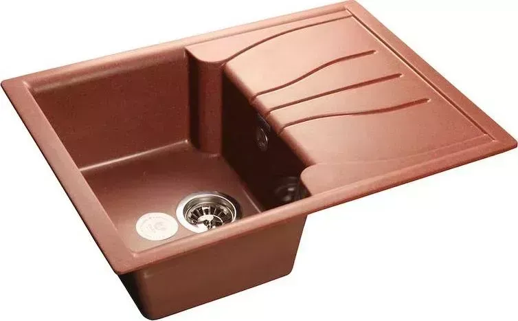 Мойка кухонная GranFest Standart GF-S680L красный марс