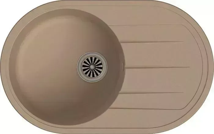 Мойка кухонная Ewigstein Elegant R50F крем