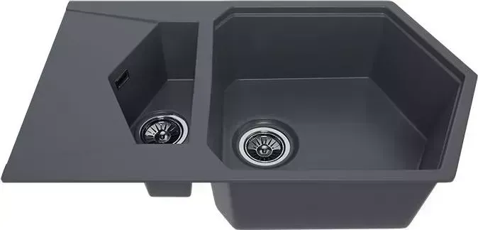 Мойка кухонная  KitKraken Pond Graphite
