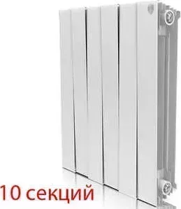 Радиатор ROYAL Thermo биметаллический Piano Forte 500/Bianco Traffico/10 секций