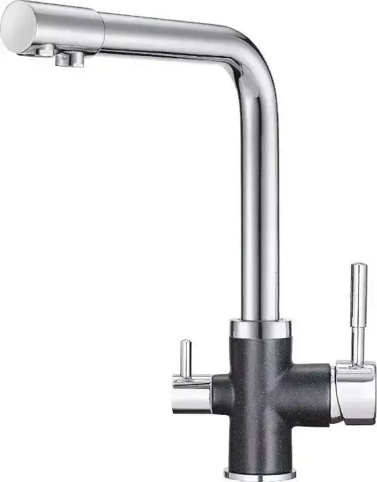 Смеситель для кухни Granula 3015 шварц