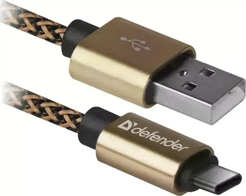 Кабель DEFENDER USB09-03T 1M GOLD (87812)