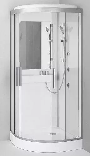 Душевой поддон Am.Pm W80C-019-090MTA-1 с крышей для кабины Like 90х90