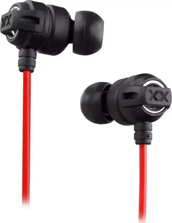 Наушники JVC HA-FX1X-E черный/красный