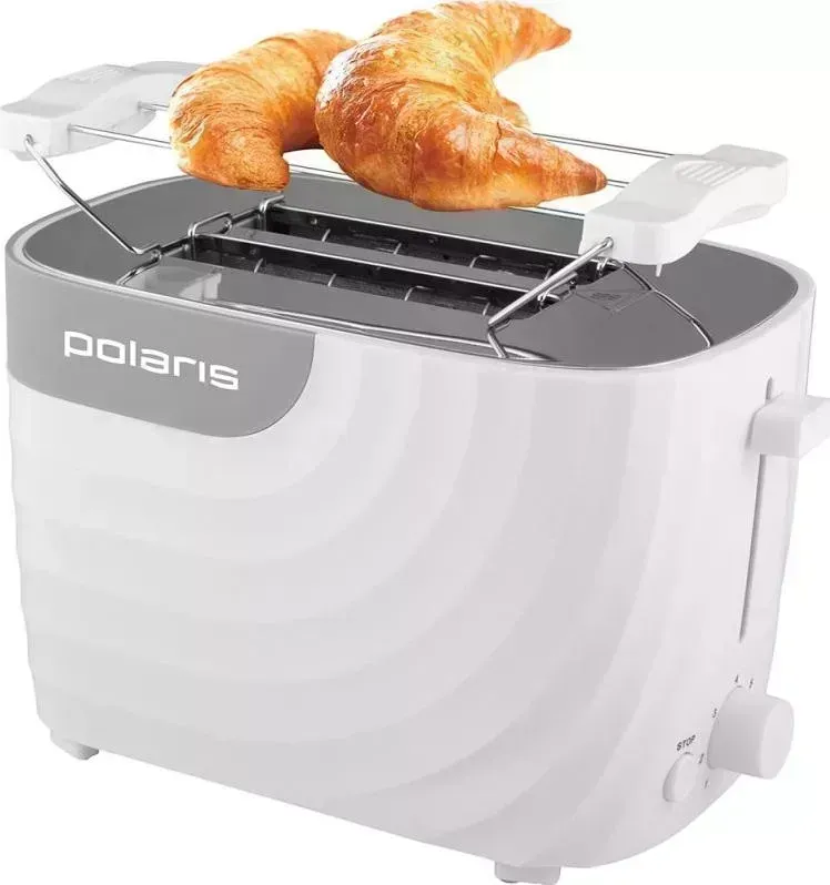 Тостер POLARIS PET 0720 белый/серый