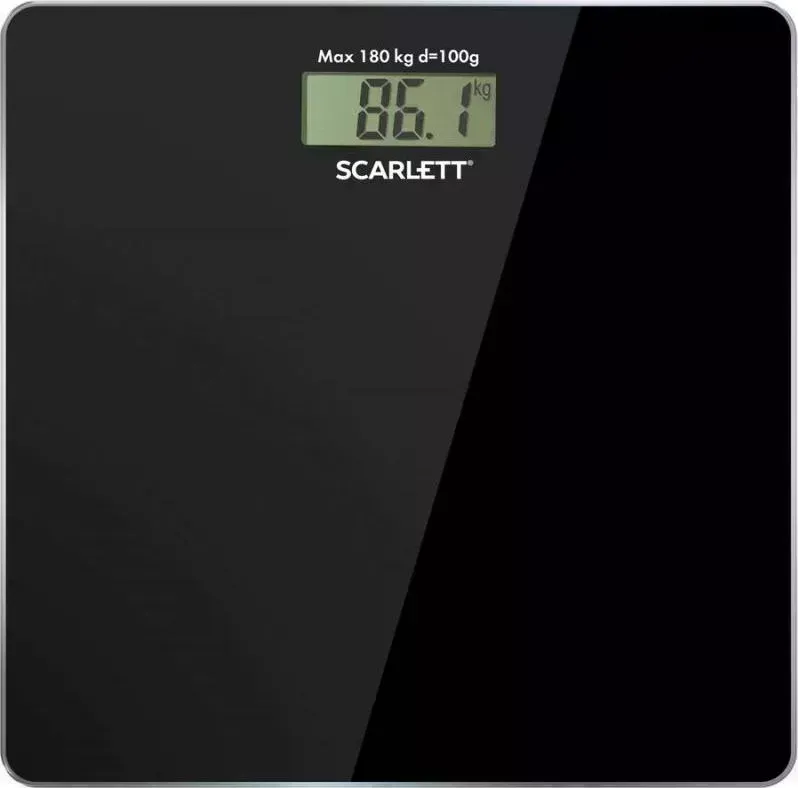 Весы напольные SCARLETT SC-BS33E036 черный