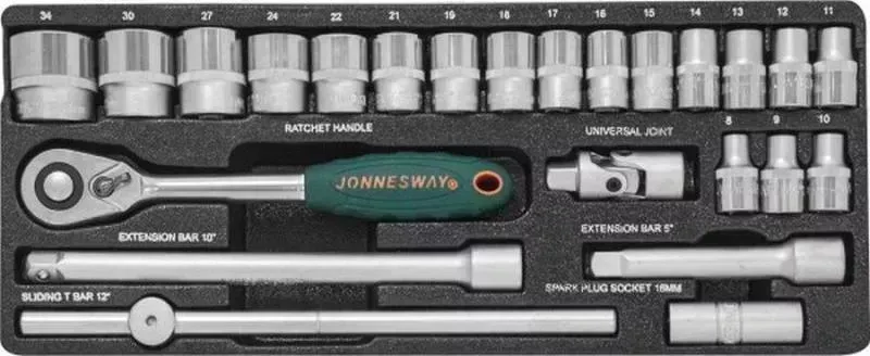 Набор инструментов  Jonnesway S04H4724S 24пр. (47483)