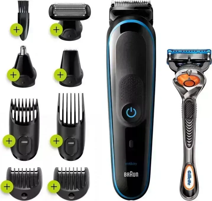 Машинка для стрижки BRAUN MGK 5280 + Бритва Gillette