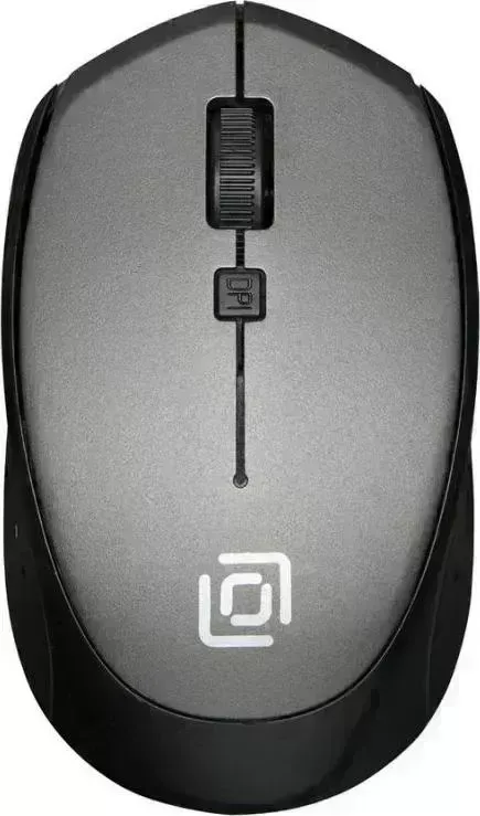Мышь компьютерная OKLICK 488MW серый/черный