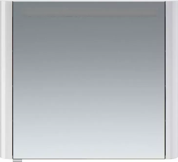 Шкаф Am.Pm Sensation 80см, правый с подсветкой, белый, глянец (M30MCR0801WG)