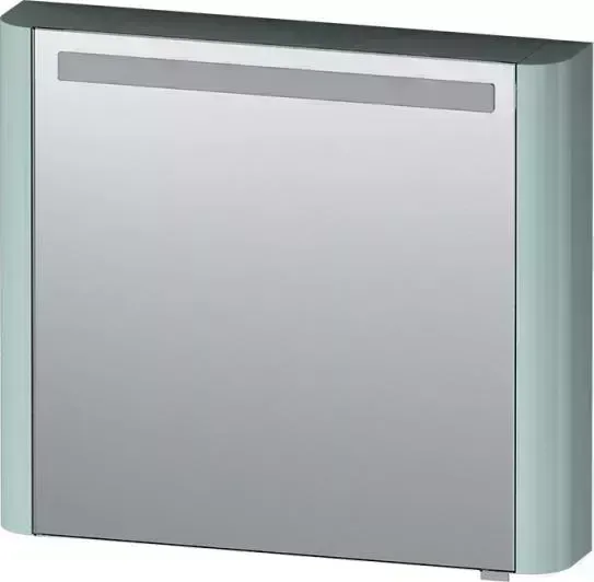 Шкаф Am.Pm Sensation 80см, левый с подсветкой, мятный, глянец (M30MCL0801GG)