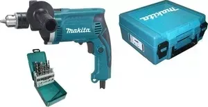 Дрель ударная MAKITA HP1630KX2 + сверл (D-46202)