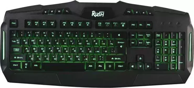 Клавиатура Rush Smartbuy SBK-311G-K RUSH USB черный