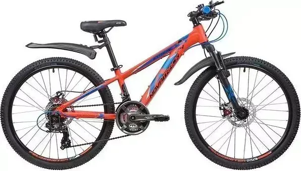 Велосипед NOVATRACK 24 EXTREME, рама 11, оранжевый (24AHD.EXTREME.11OR9)
