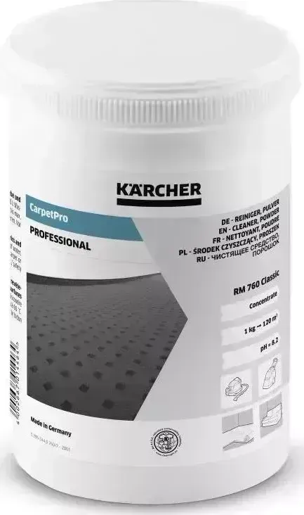 Чистящее средство KARCHER RM 760 Classic порошковое для текстильных покрытий, 800г (6.290-175)