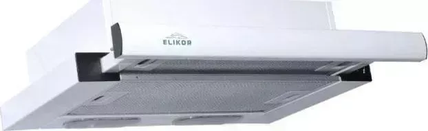 Вытяжка ELIKOR Интегра GLASS 60П-400-В2Л белый/стекло белое