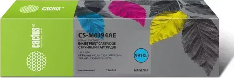 Расходный материал для печати CACTUS 991XL пурпурный (cs-m0j94ae)