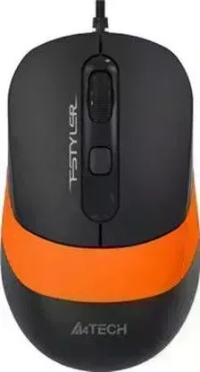 Мышь компьютерная A4TECH Fstyler FM10 черный/оранжевый