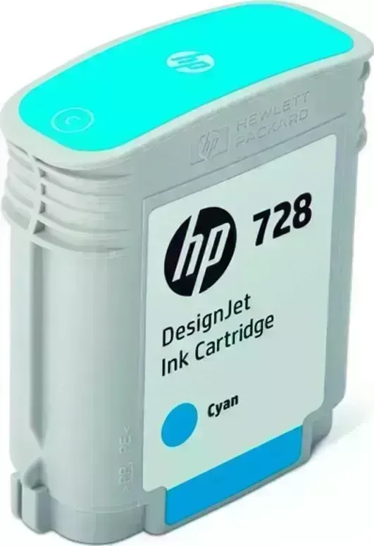 Расходный материал для печати HP F9J67A (728) голубой