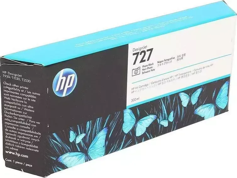 Расходный материал для печати HP F9J79A (727) черный