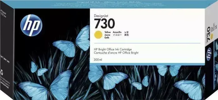 Расходный материал для печати HP P2V70A (730) желтый