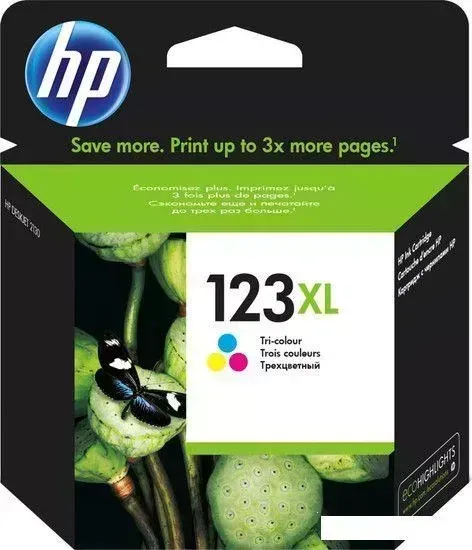 Расходный материал для печати HP F6V18AE (123XL) многоцветный