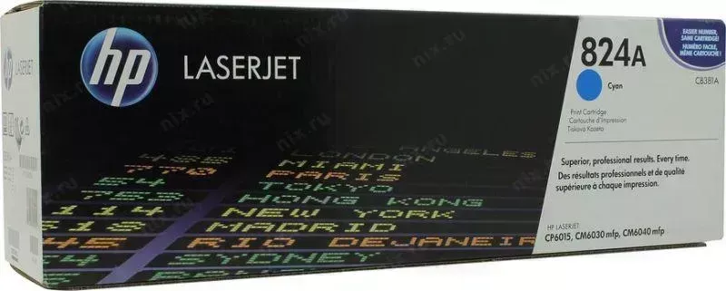 Расходный материал для печати HP CB381A (824A) голубой