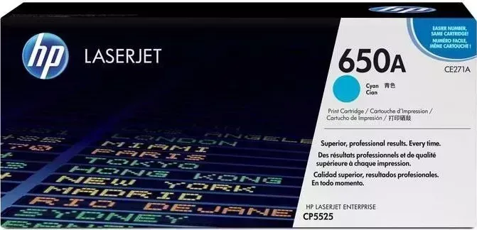 Расходный материал для печати HP CE271A (650A) голубой