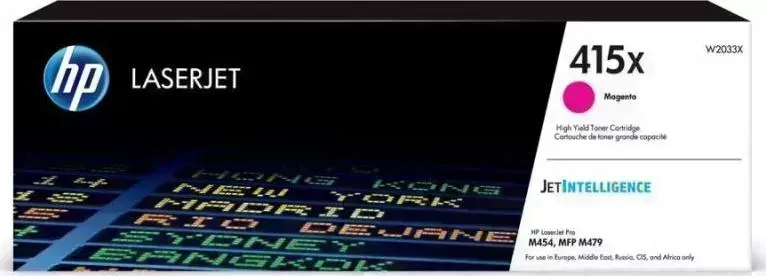Расходный материал для печати HP W2033X (415X) пурпурный