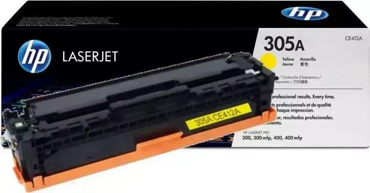 Расходный материал для печати HP CE412A (305A) желтый