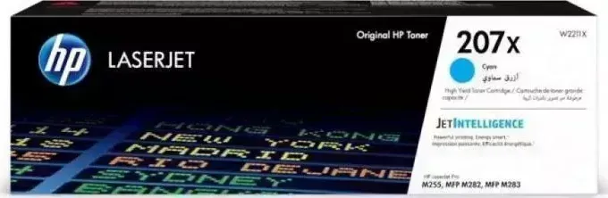 Расходный материал для печати HP W2211X (207X) голубой
