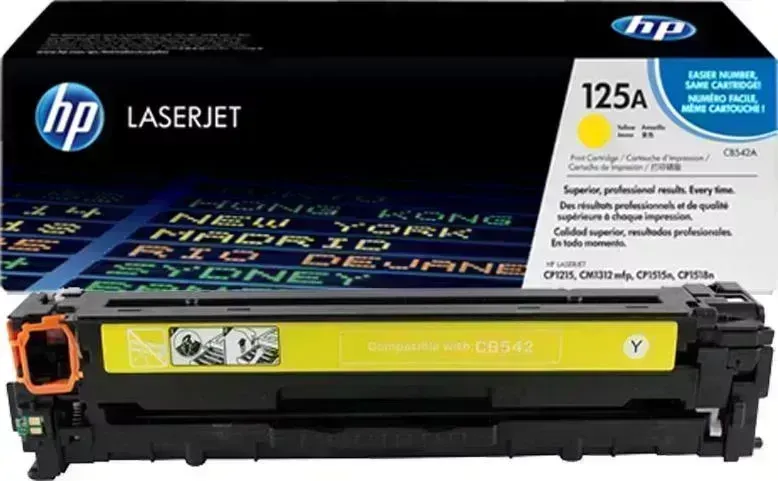 Расходный материал для печати HP CB542A (125A) желтый