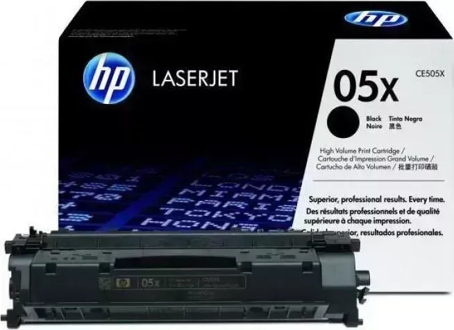 Расходный материал для печати HP CE505X (05X) черный
