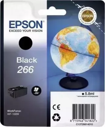 Расходный материал для печати EPSON C13T26614010 (T266) черный