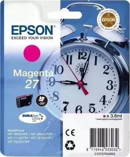 Расходный материал для печати EPSON C13T27034022 (T2702) пурпурный