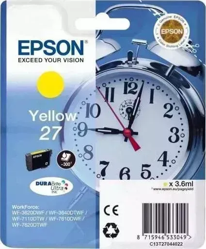 Расходный материал для печати EPSON C13T27044022 (T2702) желтый