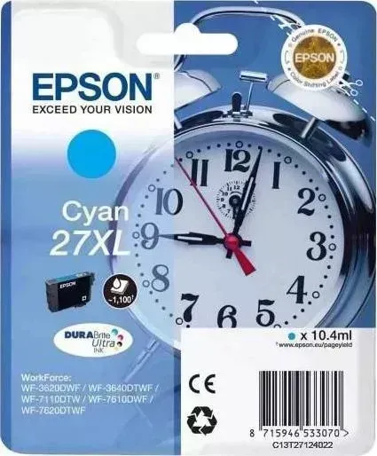 Расходный материал для печати EPSON C13T27124022 (T2712) голубой