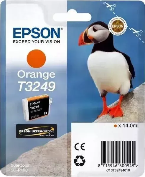 Расходный материал для печати EPSON C13T32494010 (T3249) оранжевый