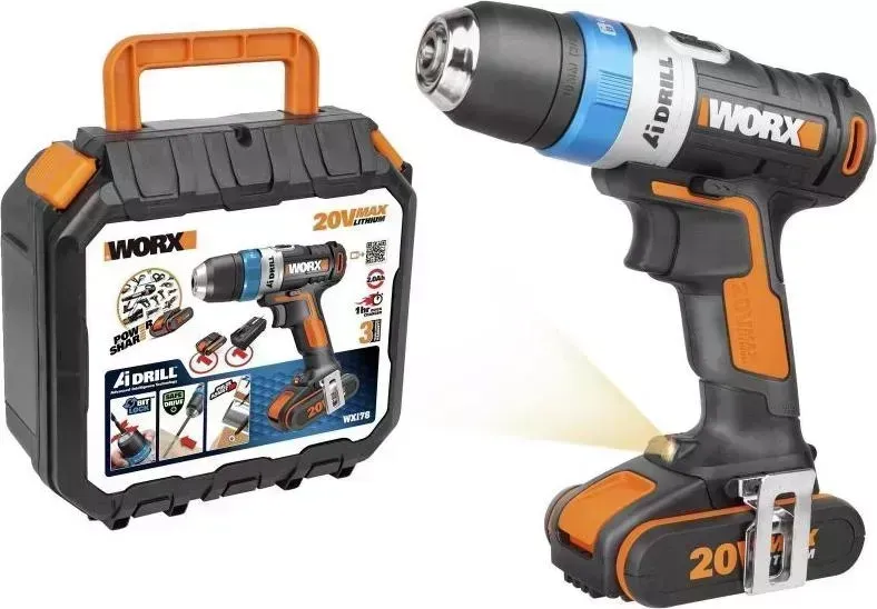 Дрель аккумуляторная  WORX AiDrill WX178