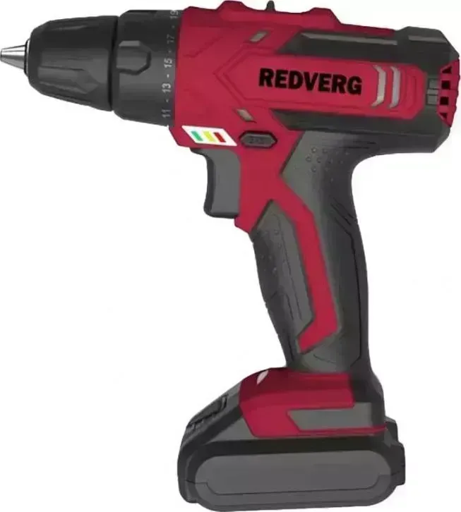 Дрель аккумуляторная REDVERG RD-SD14L/2Y
