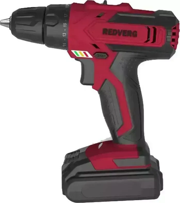 Дрель аккумуляторная REDVERG RD-SD18L/2Y