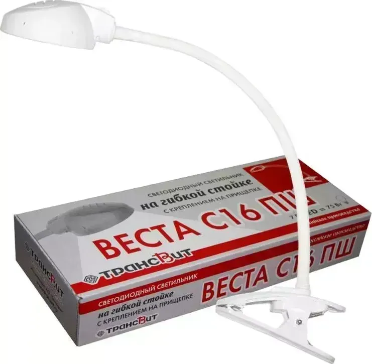 Светильник  Трансвит Веста С16 ПШ (VESTAC16-PSH/WT) белый