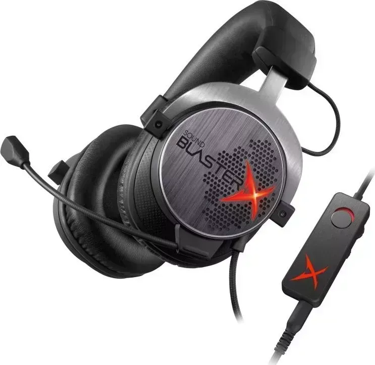 Компьютерная гарнитура Creative Sound BlasterX H7 черный/серебристый
