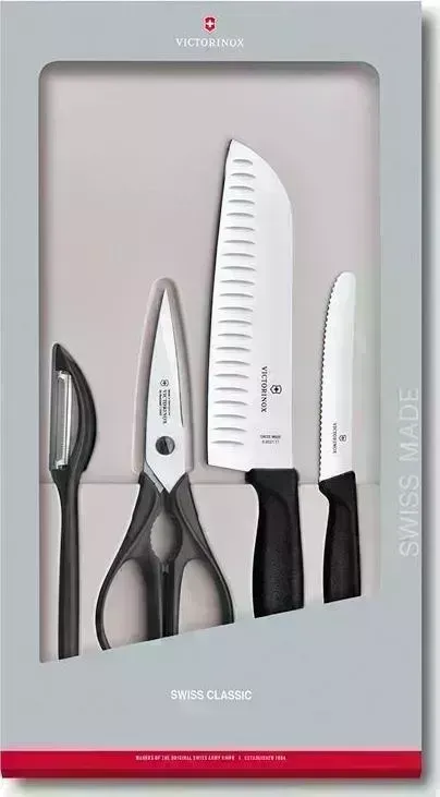 Набор ножей Victorinox Swiss Classic Kitchen (6.7133.4G) черный