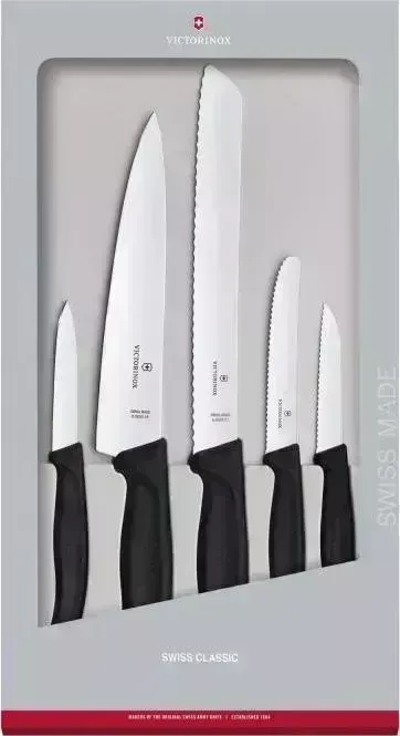 Набор ножей Victorinox Swiss Classic Kitchen (6.7133.5G) черный