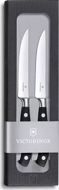 Набор ножей Victorinox Forged Steak (7.7242.2W) черный