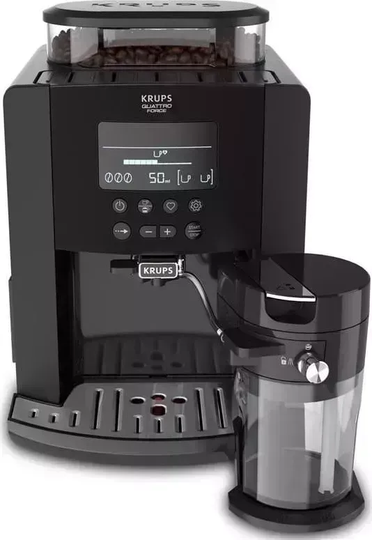 Кофемашина KRUPS Arabica Latte EA819N10 черный