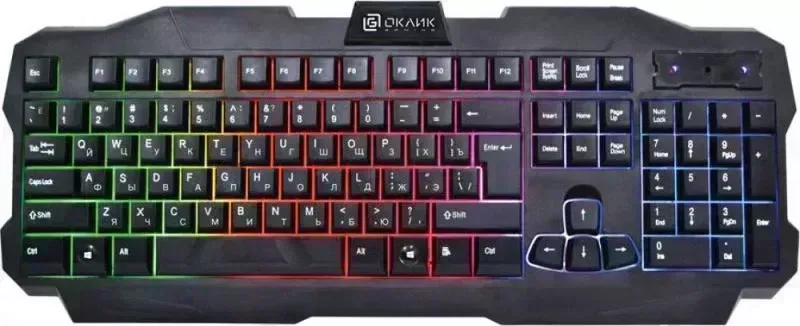 Клавиатура OKLICK 757G MADNESS черный