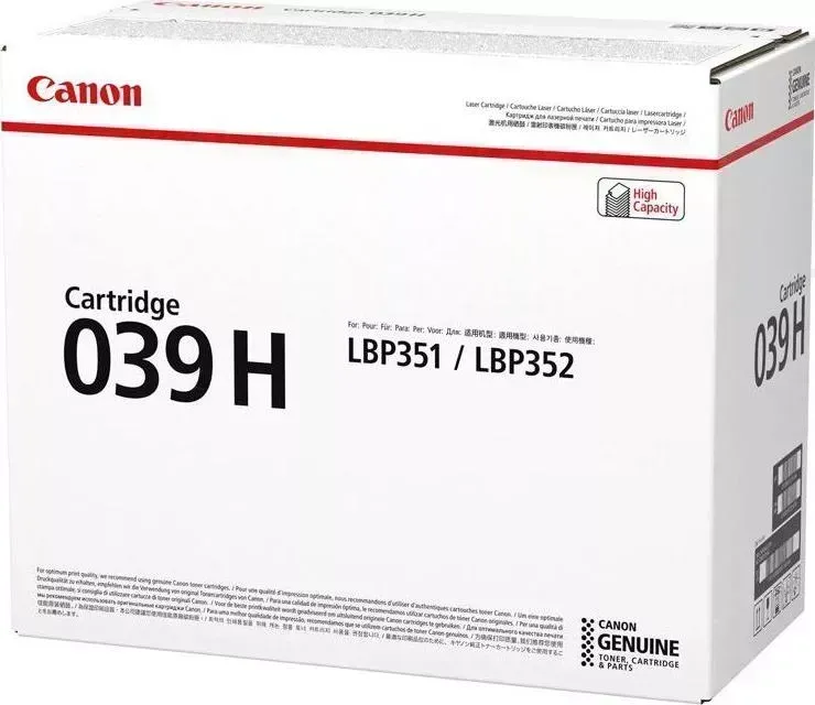 Расходный материал для печати CANON 039HBK черный