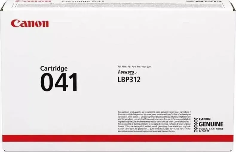 Расходный материал для печати CANON 041 черный